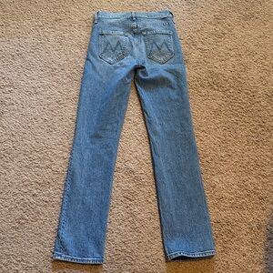 EUC MOTHER Mid Rise Dazzler Straight Leg Ankle Jeans 25